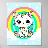 Rainbow-Kitty Poster (Vorne)