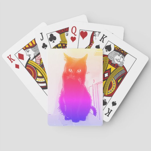 Rainbow Kitty Spielkarten (Rückseite)