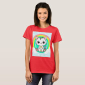 Rainbow-Kitty T-Shirt (Vorne ganz)
