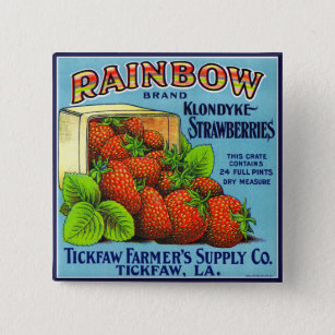 Rainbow Klondyke Erdbeeren Button