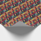 Rainbow-Knittenwolle Geschenkpapier (Ecke)