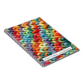 Rainbow-Knitter Notizblock (Rechte Seite)