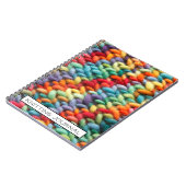 Rainbow-Knitter Notizblock (Linke Seite)