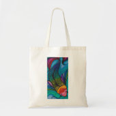 Rainbow Koi Fish Tote Bag Farbige Fisch-Marktbeute Tragetasche (Vorne)