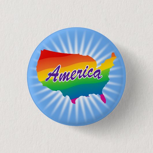 Rainbow-Kontur Button (Vorderseite)