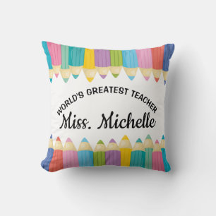 Rainbow-Krabben, Weltbester Lehrerkissen Kissen