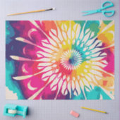 Rainbow-Krawatte-Dye 5 Gewebepapier Seidenpapier (Basteln)