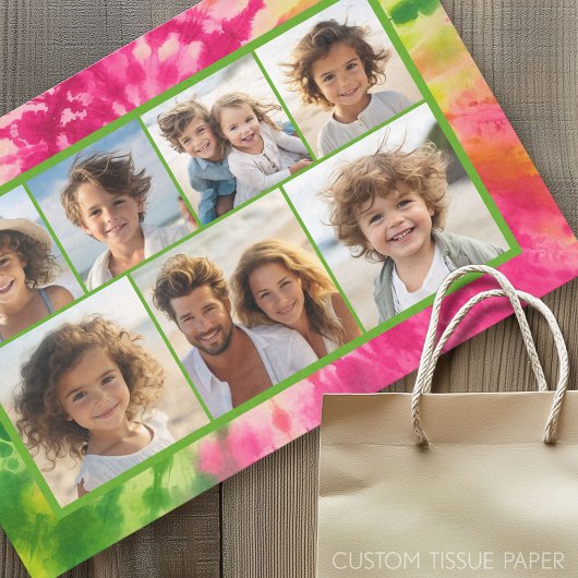 Rainbow Krawatte-Dye - 7 Fotomaterial - Vintages S Seidenpapier