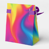 Rainbow Krawatte-Dye Birthday Party Fevor Zelt Box Geschenkschachtel (Rückseite)