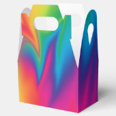 Rainbow Krawatte-Dye Birthday Party Gable Box Geschenkschachtel (Geöffnet)