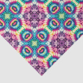 Rainbow-Krawatte-Dye-Geometrisches Muster 7 Seidenpapier (Detail)