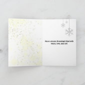 Rainbow Krawatte-Dye Hanukkah Feiertagskarte (Innenseite)