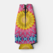 Rainbow-Krawatte-Dye Mandala mit dynamischer Symme Flaschenkühler (Rückseite)