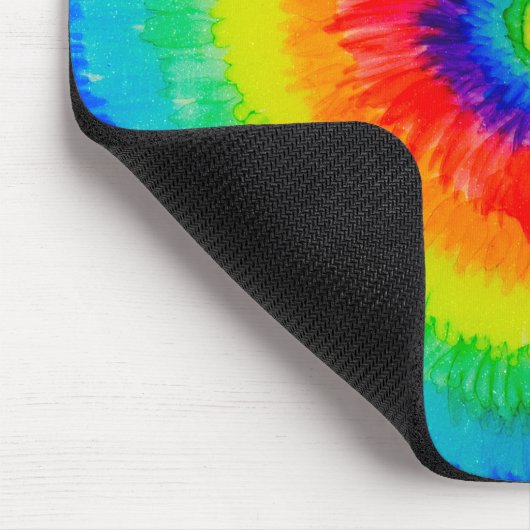 Rainbow-Krawatte-Dye-Swirl Mousepad (Ecke)