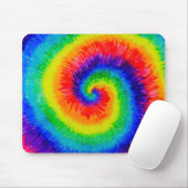 Rainbow-Krawatte-Dye-Swirl Mousepad (Mit Mouse)