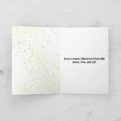 Rainbow Krawatte-Dye Weihnachtskarte Feiertagskarte (Innenseite)