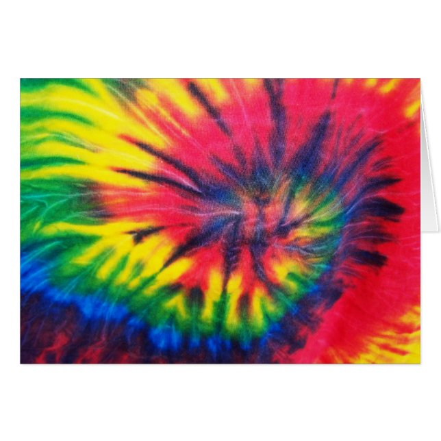 Rainbow Krawatte Dyed Pattern Foto (Vorderseite (Horizontal))