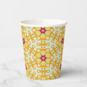 Rainbow-Krawatte Geometric Mandala 8 Muster Pappbecher (Links)