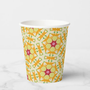 Rainbow-Krawatte Geometric Mandala 8 Muster Pappbecher