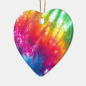 Rainbow-Krawatte Keramik Ornament (Links)