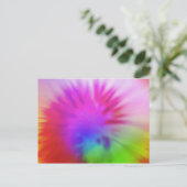Rainbow-Krawatte Postkarte (Stehend Vorderseite)