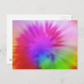Rainbow-Krawatte Postkarte (Vorne/Hinten)