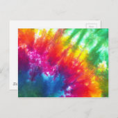 Rainbow-Krawatte Postkarte (Vorne/Hinten)