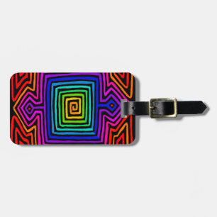 Rainbow Kuna Indian Mola Gepäckanhänger