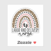 Rainbow, L and D Nursing Aufkleber (Blatt)