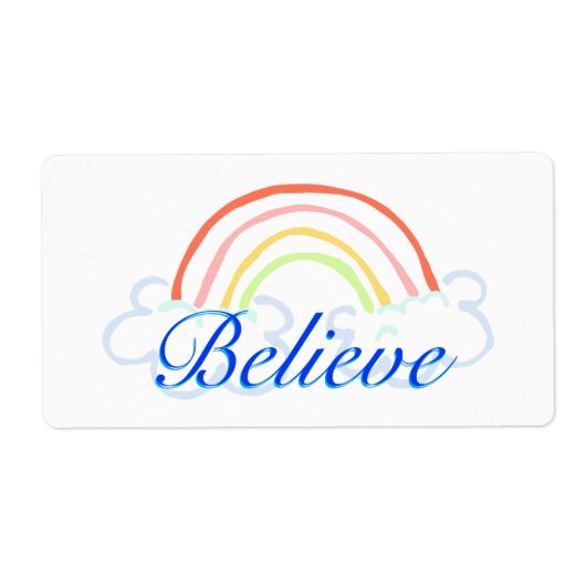Rainbow-Label (Vorne)