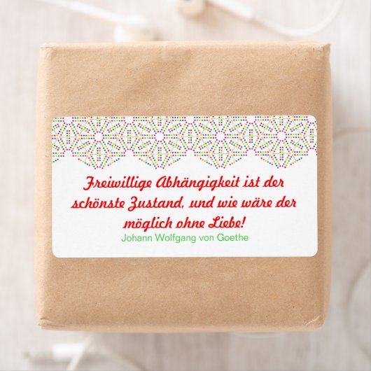 Rainbow Labels (Insitu)