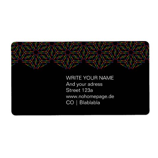 Rainbow Labels (Vorne)