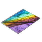 Rainbow Labradorite Crystal Gemstone Liebe Journal Notizblock (Linke Seite)
