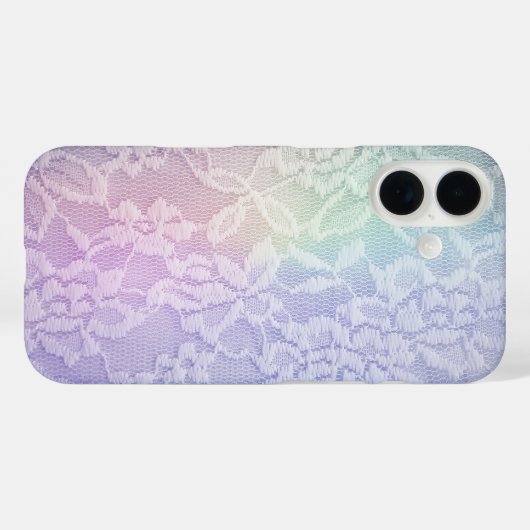 Rainbow Lace Case-Mate iPhone Hülle (Rückseite (Horizontal))