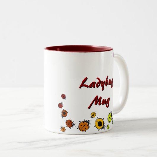 Rainbow Ladybug Tasse (VorderseiteRechts)