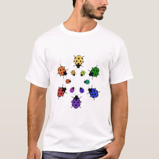 Rainbow Ladybugs T-Shirt (Vorderseite)