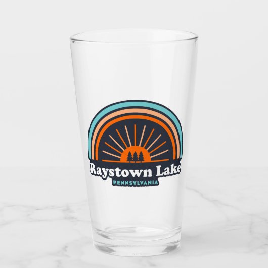 Rainbow Lake Pennsylvania Glas (Vorderseite)