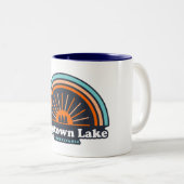 Rainbow Lake Pennsylvania Zweifarbige Tasse (VorderseiteRechts)