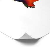 Rainbow Lama! Poster (Ecke)