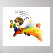 Rainbow Lama! Poster (Vorne)