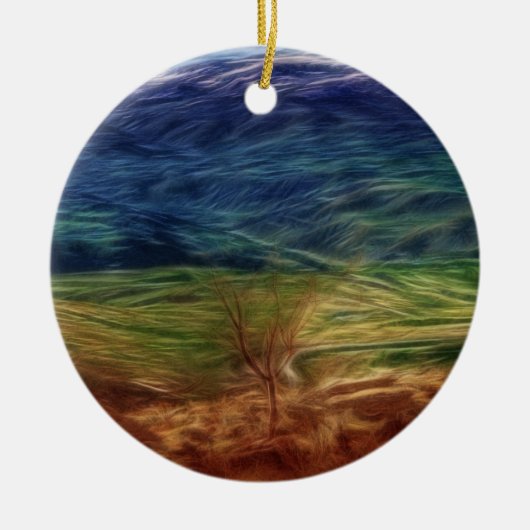 Rainbow Landscape Keramikornament (Vorne)