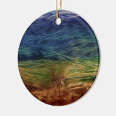 Rainbow Landscape Keramikornament (Links)