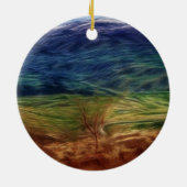 Rainbow Landscape Keramikornament (Hinten)