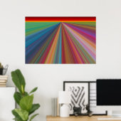 Rainbow Landscape Poster Print (Heimbüro)