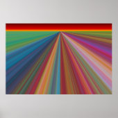 Rainbow Landscape Poster Print (Vorne)