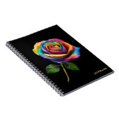 Rainbow Lange Steppe Rose- Notizblock (Rechte Seite)
