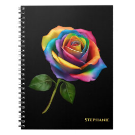 Rainbow Lange Steppe Rose- Notizblock