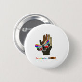 Rainbow Lanternfly Button (Vorne & Hinten)