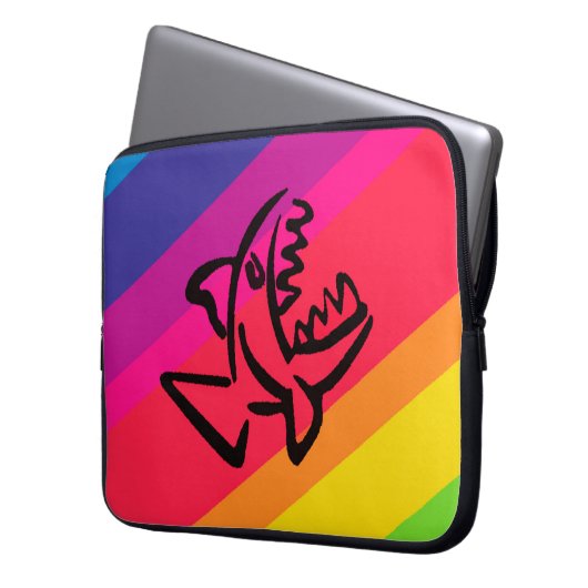 Rainbow Laptopschutzhülle (Vorderseite Links)
