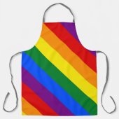 Rainbow Large Unisex Schürze (Vorderseite)